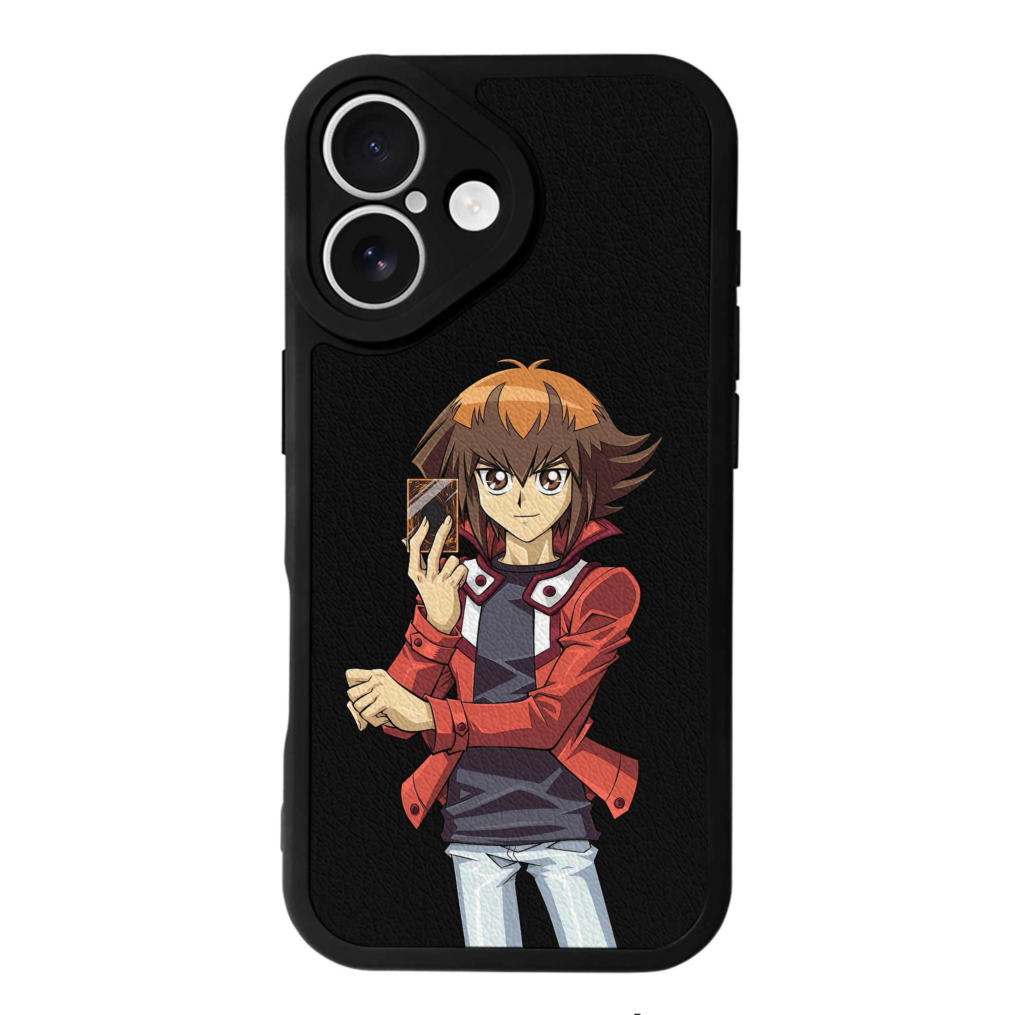 遊☆戯☆王 Yu-Gi-Oh! 【iPhone 16シリーズ対応】シリコンスマホケース（レザー調） 材質：シリコン